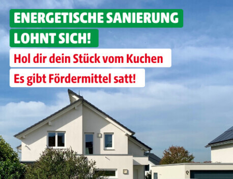 Einladung zur Infoveranstaltung Energetische Sanierung am 10. April