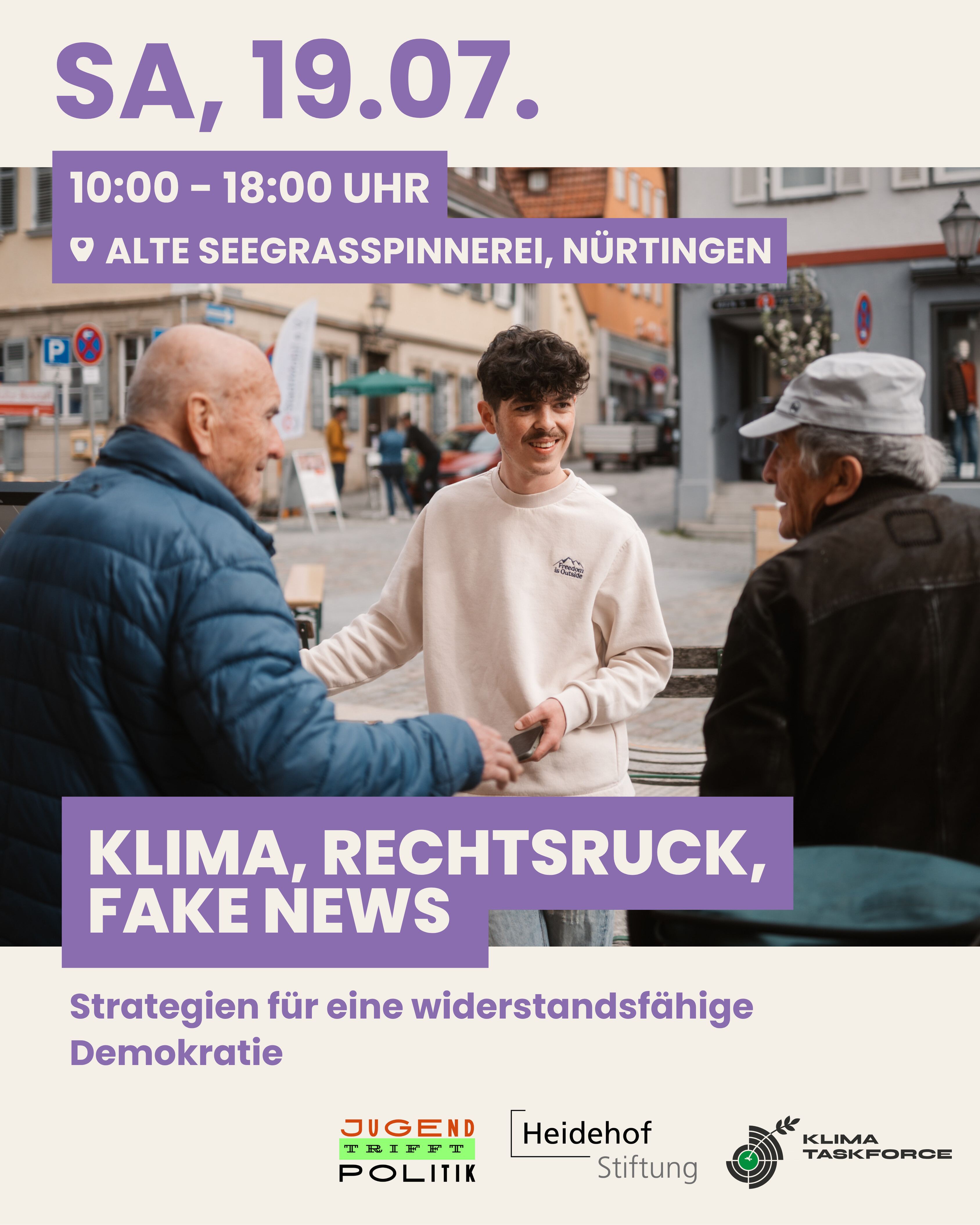 Vernetzungskonferenz - „Klima, Rechtsruck, Fake News – Strategien für eine widerstandsfähige Demokratie“