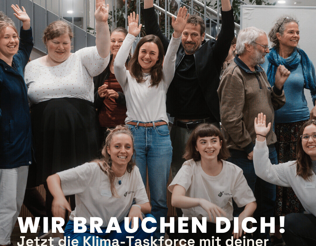 Die Klima-Taskforce braucht Dich – Jetzt für die Klima-Taskforce spenden