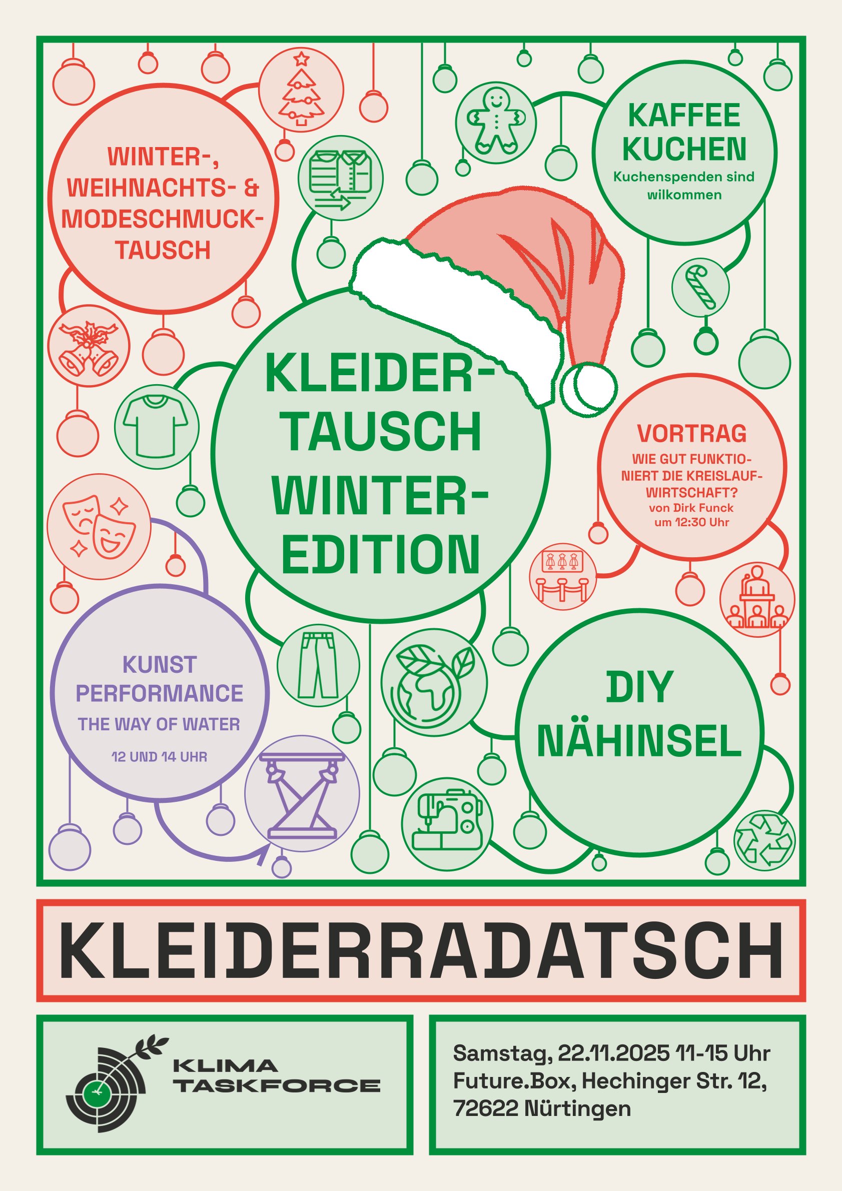 Plakat Kleiderradatsch 22.11.2025