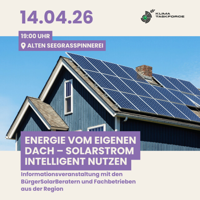 Energie vom eigenen Dach - Solarstrom intelligent nutzen