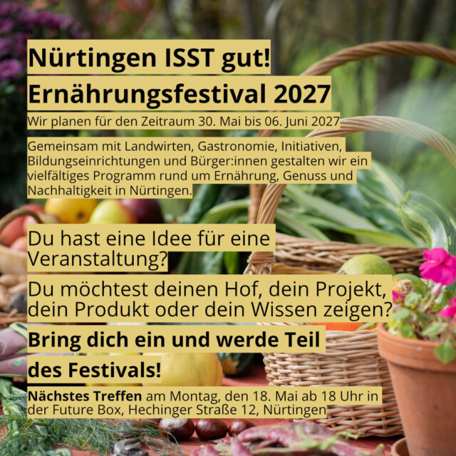 "Nürtingen isst gut" Ernährungsfestival