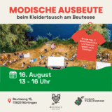Kleidertausch Beutesee am 16. August von 13:00 bis 16:00 Uhr